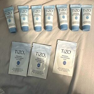 Tizo mineral sun defense sunscreen tinted and tizo primer spf
